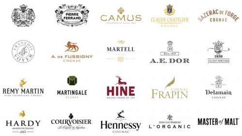 Meilleures marques et logos de cognac
