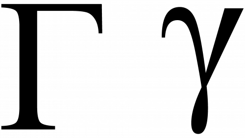 Symbole de Gamma Greek