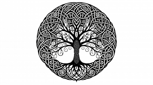 Symbole de l'arbre de vie celtique