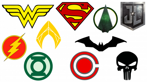 Symboles de super-héros de DC Comics