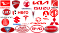 TOP des logos rouges de marques de voitures