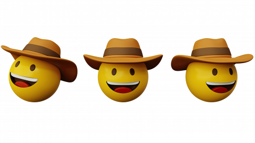 émoji avec chapeau de cowboy