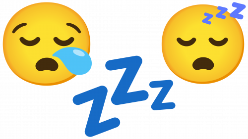 emoji qui dort