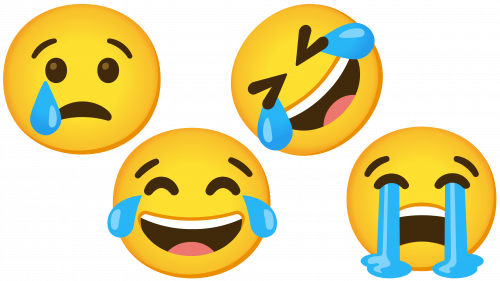 émoji qui pleure