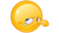 émoji qui pleure
