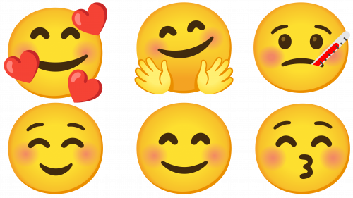 emoji rougissant