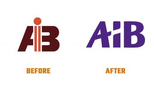 Évolution du logo de AIB