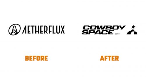 Évolution du logo de Cowboy Space