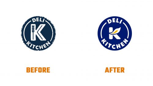 Évolution du logo de Deli Kitchen