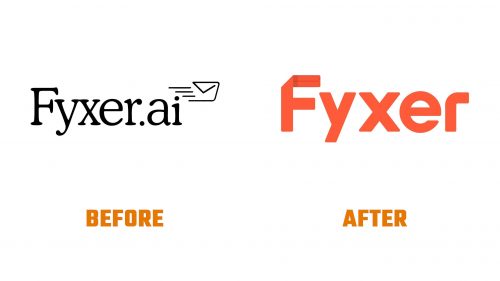Évolution du logo de Fyxer