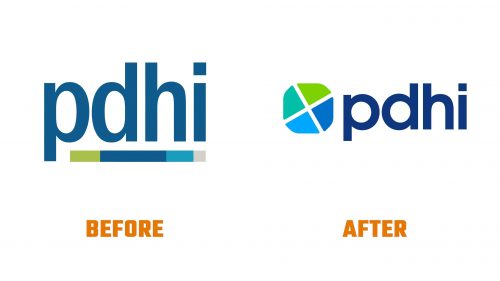 Évolution du logo de PDHI