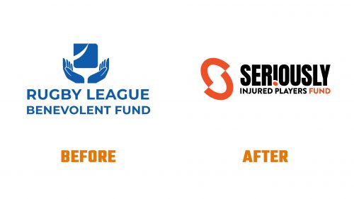 Évolution du logo de Seriously Injured Players Fund