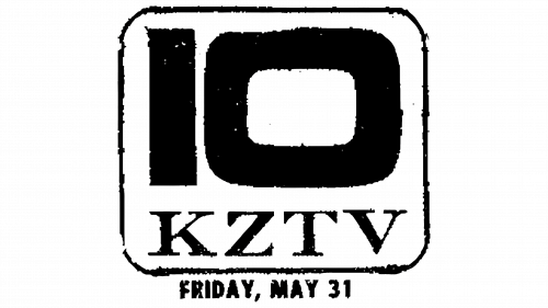 Logo de KZTV en 1974