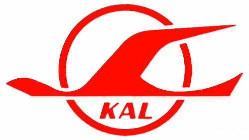 Logo de Korean Air Lines en 1969