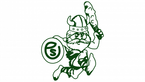 Logo de Portland State Vikings en 1984