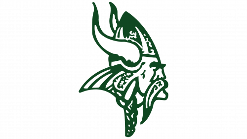 Logo de Portland State Vikings en 1988