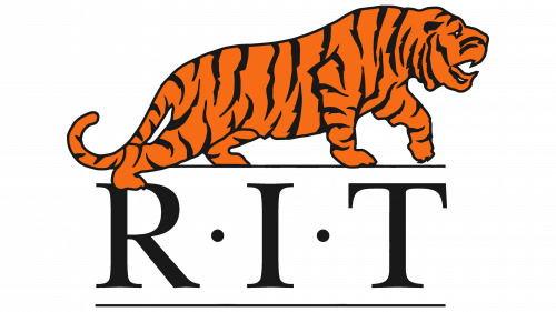 Logo de RIT Tigers en 1976
