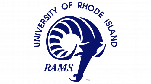 Logo de Rhode Island Rams en 1989