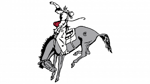 Logo de Rider Broncs en 1928