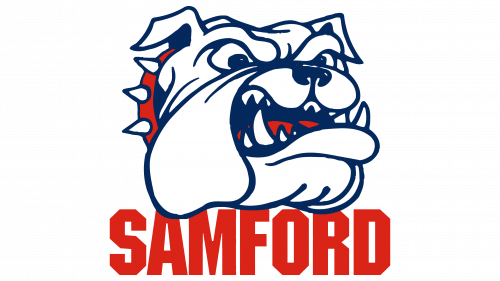 Logo de Samford Bulldogs en 1989