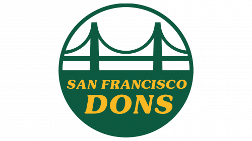 Logo de San Francisco Dons en 1974