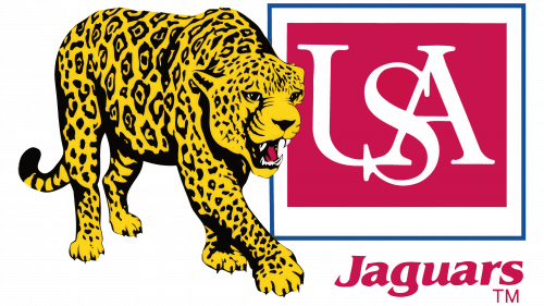 Logo de South Alabama Jaguars en 1985