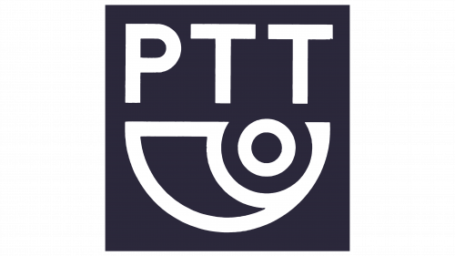 Logo de Staatsbedrijf der Posterijen, Telegrafie en Telefonie (PTT) en 1957