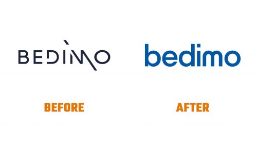 Évolution du logo de Bedimo