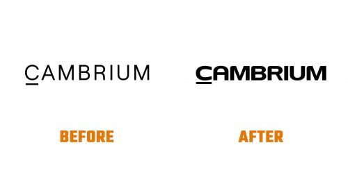 Évolution du logo de Cambrium