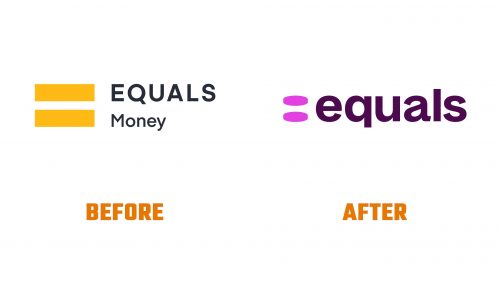 Évolution du logo de Equals