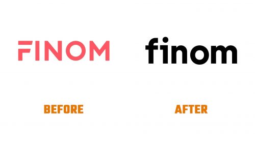 Évolution du logo de Finom