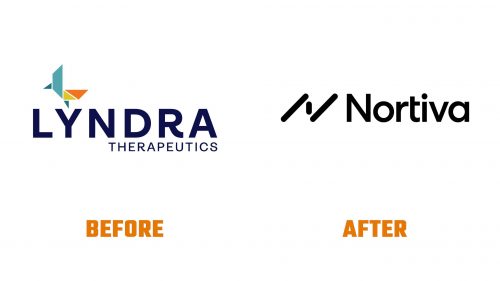 Évolution du logo de Nortiva