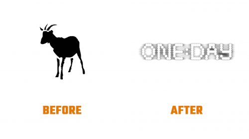 Évolution du logo de One Day