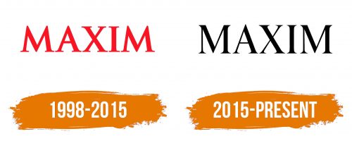 Histoire du logo de Maxim