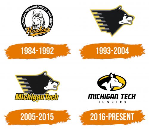 Histoire du logo de Michigan Tech Huskies