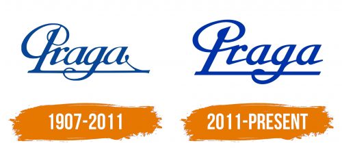 Histoire du logo de Praga