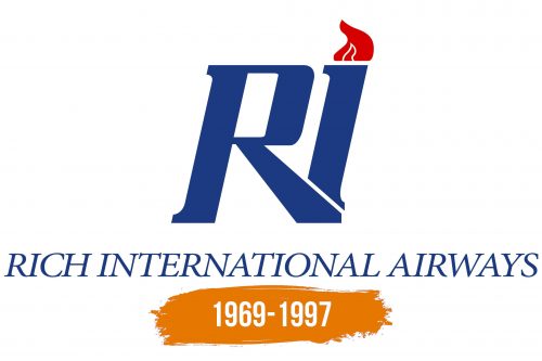Histoire du logo de Rich International Airways