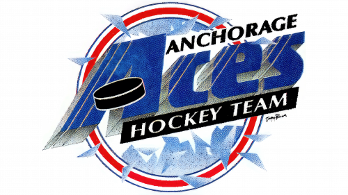 Logo de Anchorage Aces en 1995