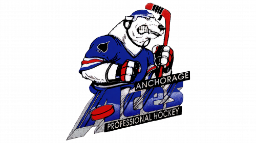 Logo de Anchorage Aces en 1996