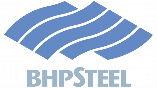 Logo de BHP Steel en 2002