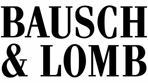 Logo de Bausch + Lomb en 1990