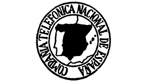 Logo de Compania Telefonica Nacional de Espana en 1924