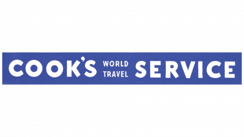 Logo de Cook's World Travel Service 1947-1955