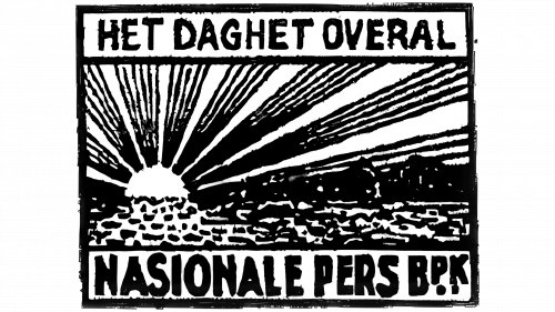 Logo de De Nationale Pers Beperkt en 1915
