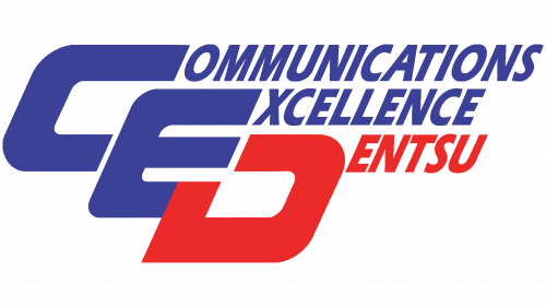 Logo de Dentsu en 1986