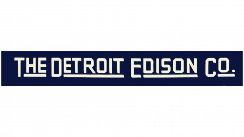 Logo de Detroit Edison en 1903