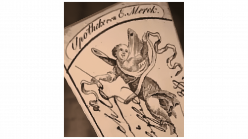 Logo de E. Merck en 1838