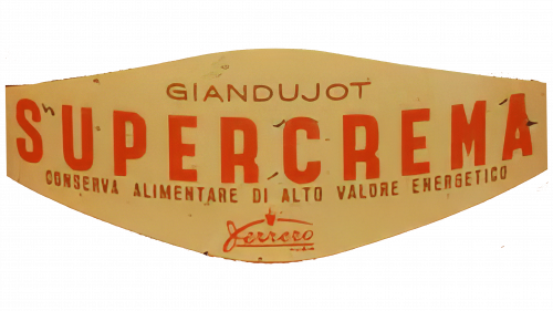 Logo de Giandujot Supercrema en 1951