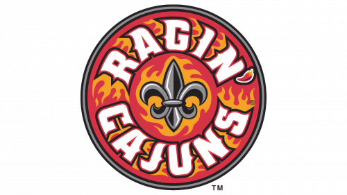 Logo de Louisiana Ragin Cajuns en 1999