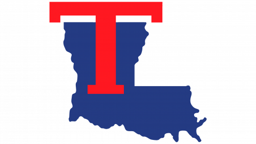 Logo de Louisiana Tech Bulldogs en 1968